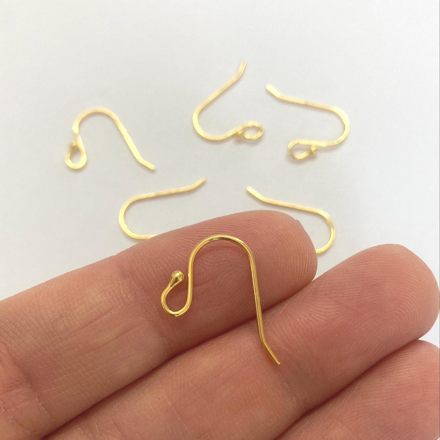 14k Gold Filled Earring Hooks - French Ear Wires Bulk