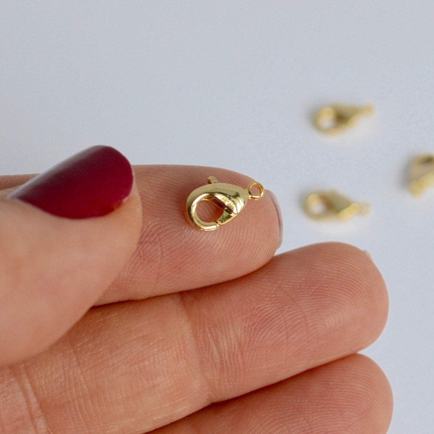 Gold filled lobster clasps 9mm 12mm wholesale jewelry making supply