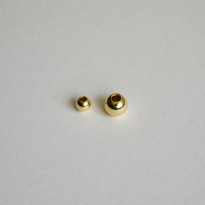 Seamless gold filled beads various sizes 3mm to 8mm bulk beading