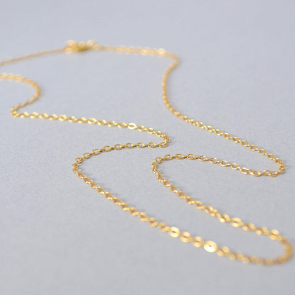 Wholesale 14k Gold Filled Necklaces - 10pc Custom Length Gold Chains Bulk for Jewelry Making & Bridesmaids - Gold Chain Supplies