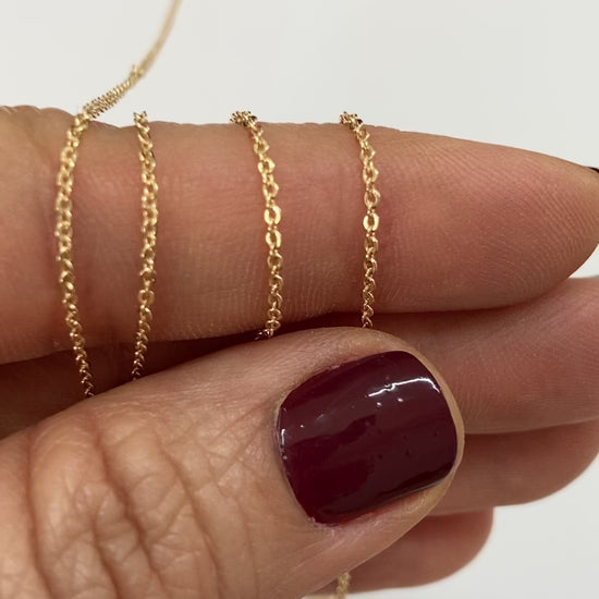 Dainty Gold cable chain